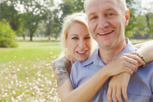 smiling couple 