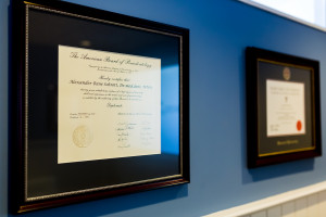 Dr. Alexander Schrott's Periodontal certification